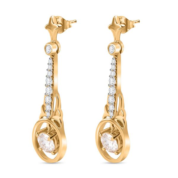 Moissanit Ohrringe - 2,36 ct. image number 4