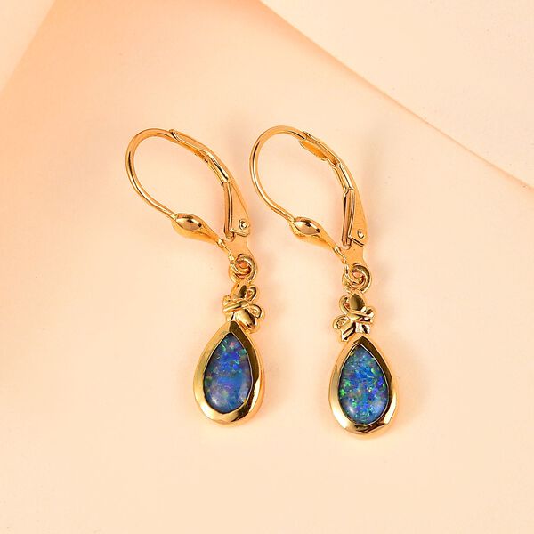 Boulder Opal Triplett Ohrringe - 1,29 ct. image number 3