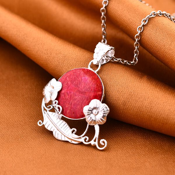 Royal Bali Kollektion- Roter Koralle-Anh&auml;nger image number 1