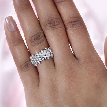 Moissanit Ring, ca. 1,61 ct