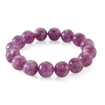 Flexibles lila Lepidolith Armband - 240 ct.