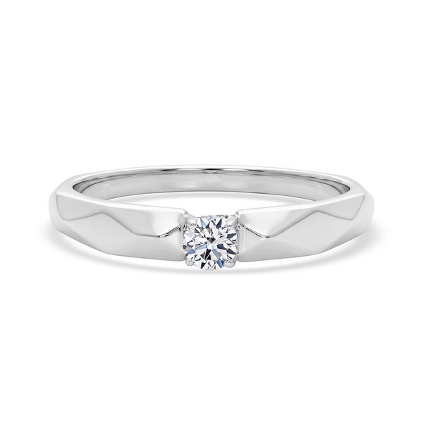 LUXURIANT DIAMOND - Lab Grown Diamant SI-GH Ring 925 Silber Rhodiniert (Gr&ouml;&szlig;e 17.00) ca. 0,20 ct