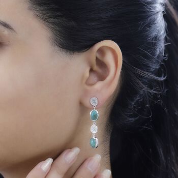 Sierra Nevada T&uuml;rkis Ohrringe - 5,68 ct.