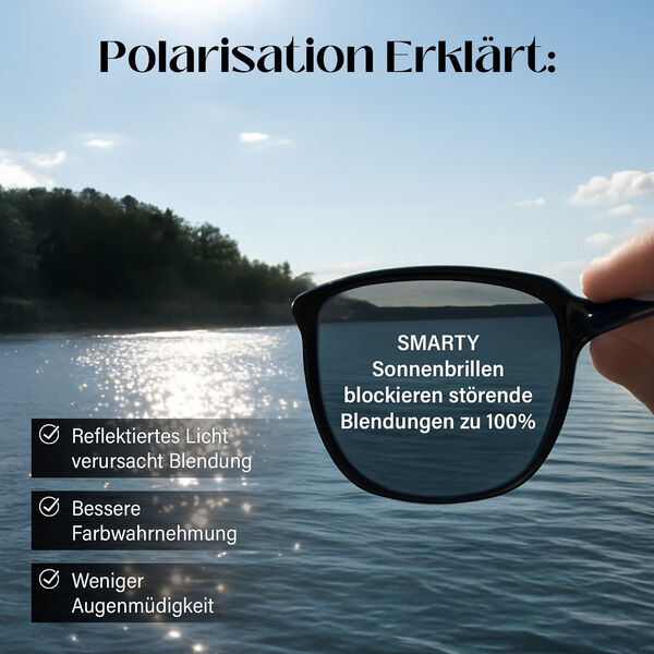 Sole und Luce - Swiss Eyewear - Ultra-polarisierte Sonnenbrille UV400, Demi image number 4