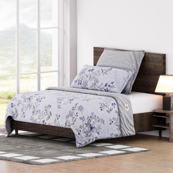 6-teiliges Bettbezug Set, 2 Bettbez&uuml;ge, 4 Kissenbez&uuml;ge, wei&szlig; image number 2