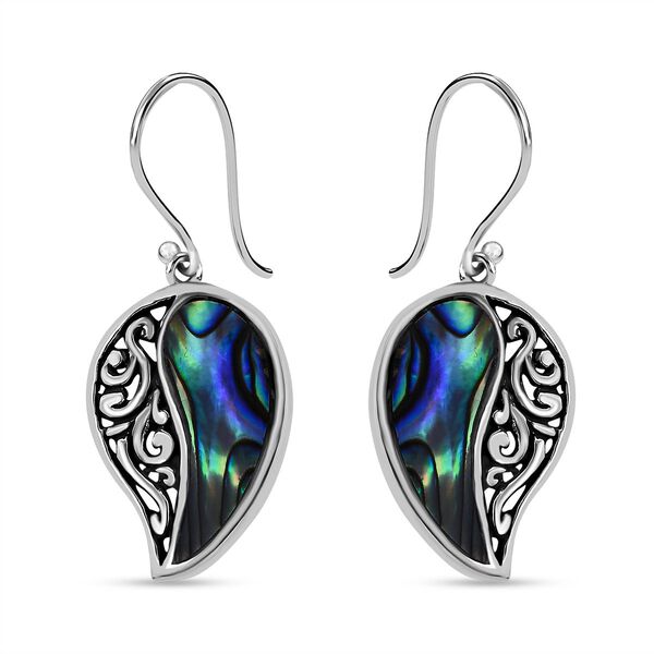 Royal Bali Kollektion - Abalone Muschel Ohrringe, 925 Silber