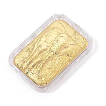 Elefant-Barren in 999er Gold