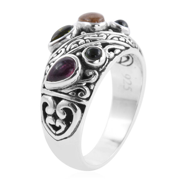 Royal Bali Kollektion - mehrfach-Turmalin-Ring, 925 Silber  ca. 1,55 ct image number 3