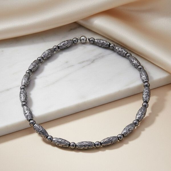 Terahertz Halskette ca. 50 cm 316L Edelstahl ca. 275.00 ct image number 1