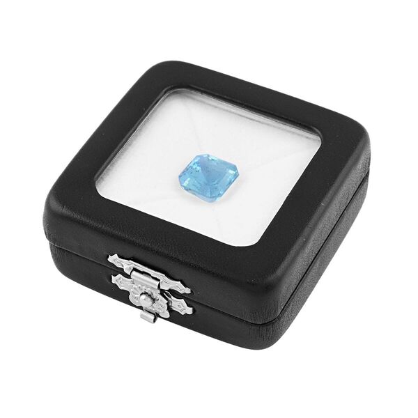 Santamaria Aquamarine Square Free Asher Cut 4A 7.11 Ct image number 3
