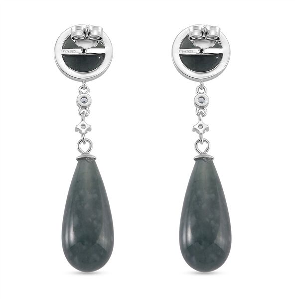 Nat&uuml;rliche Olmek Jadeit Ohrringe - 50 ct. image number 4