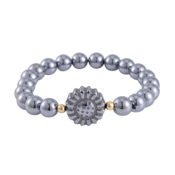 Terahertz Armband ca. 18 cm Standard gelb vergoldet ca. 84,00 ct. image number 2