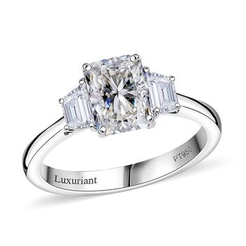 LUXURIANT DIAMOND - Lab Grown Diamant Ring 950 Platin (Gr&ouml;&szlig;e 17.00) (7-8 Werktage Lieferzeit) ca. 2.00 ct