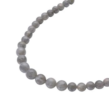 7-12mm Labradorit 50 cm Halskette - 269 ct.