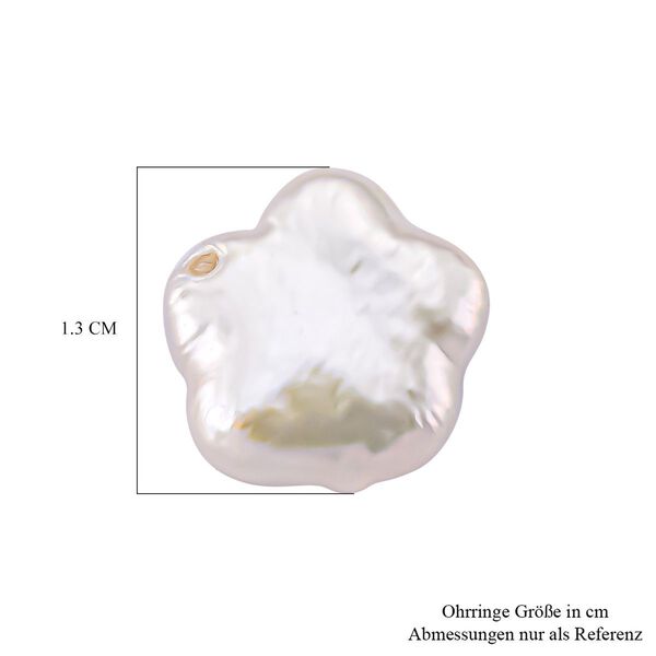 Keshi Perle florale Ohrstecker image number 5