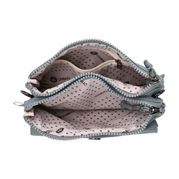 Crossbody Tasche, 20x12x3,5cm,  Blau image number 6