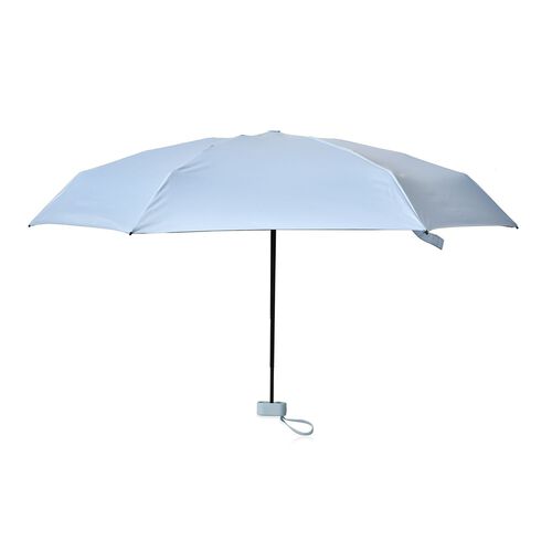 Sturmfester Poketschirm mit Etui und UV-Schutz, Glasfasergestell, 92 cm DM, 260 gr, hellblau image number 0