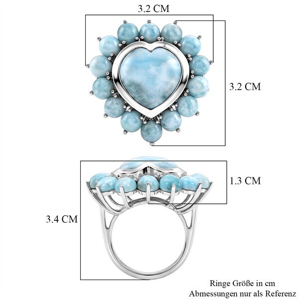 D'Joy Larimar Ring - 22,58 ct. image number 6