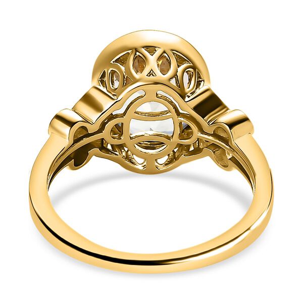 AAA Prasiolith und Zirkon Ring - 3,44 ct. image number 5