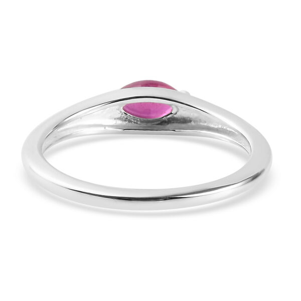 Afrikanischer Rubin-Ring, (Fissure gef&uuml;llt), 925 Silber image number 6