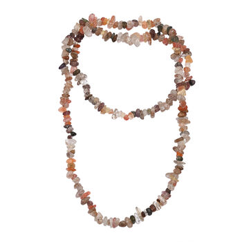 Strahlen Quarz 76cm Halskette - 364 ct.