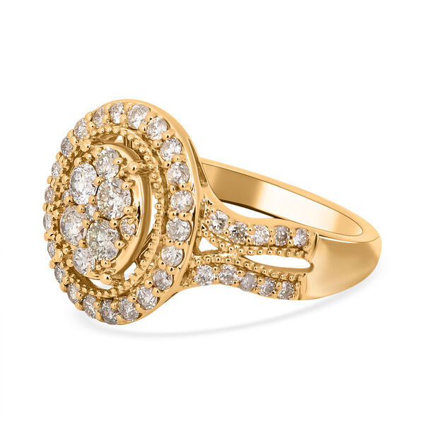 New York Kollektion - Nat&uuml;rlicher gelber Diamant VS-SI Ring, 585 Gold (Gr&ouml;&szlig;e 17.00) ca. 1.00 ct image number 1