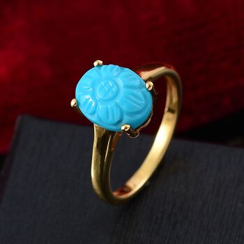 AA Sleeping Beauty T&uuml;rkis Ring - 2,47 ct.