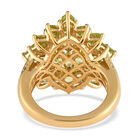 Natürlicher Peridot-Ring, 925 Silber vergoldet  ca. 4,88 ct image number 5