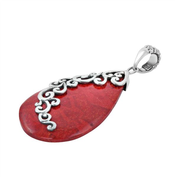 Royal Bali - Koralle Anhänger, 925 Silber image number 4