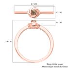 Natürlicher Champagner-Diamant-Ring - 0,10 ct. image number 5