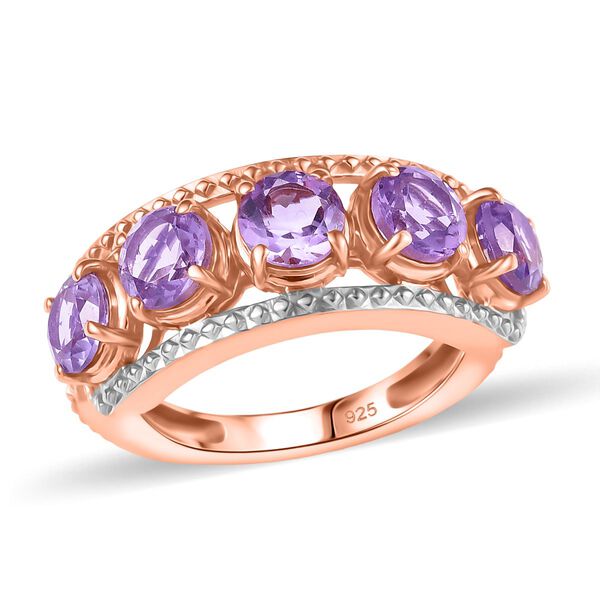 AA Rose De France Amethyst Ring 925 Silber PE und VR (Gr&ouml;&szlig;e 20.00) ca. 2,25 ct image number 4