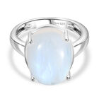 D'Joy AA Meetiyagoda Regenbogen Mondstein Ring 925 Silber (Gr&ouml;&szlig;e 20.00) ca. 10.87 ct