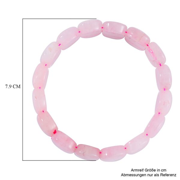 Rosenquarz Armband 17 cm  ca. 215.65 ct image number 2