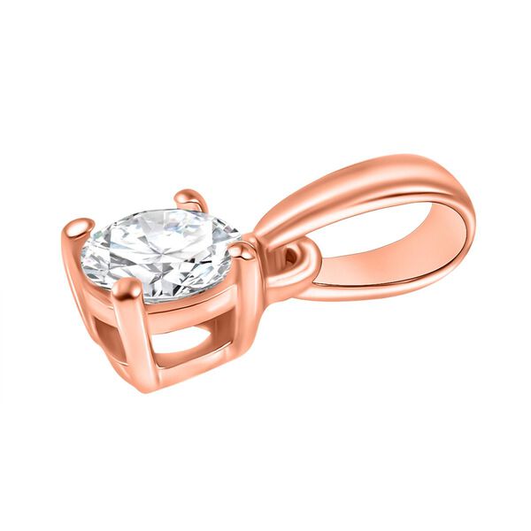 Moissanit Schmuckset, 925 Silber 750 Roségold Vermeil - 1,44 ct. image number 7