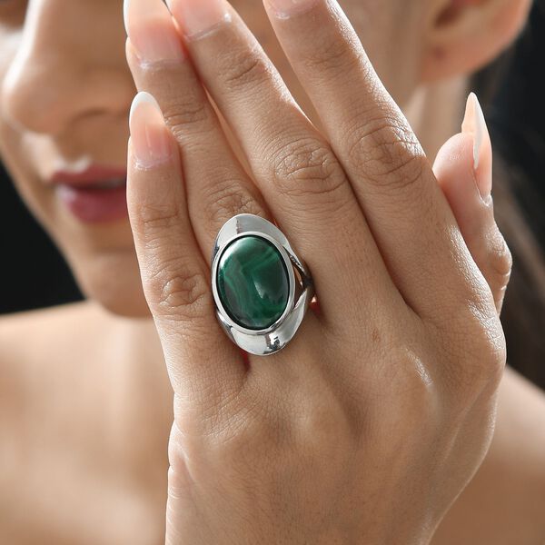 Malachit Ring - 20,76 ct. image number 3