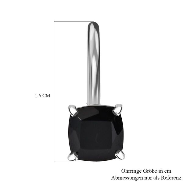 Schwarze Spinell-Ohrringe - 2,82 ct. image number 5