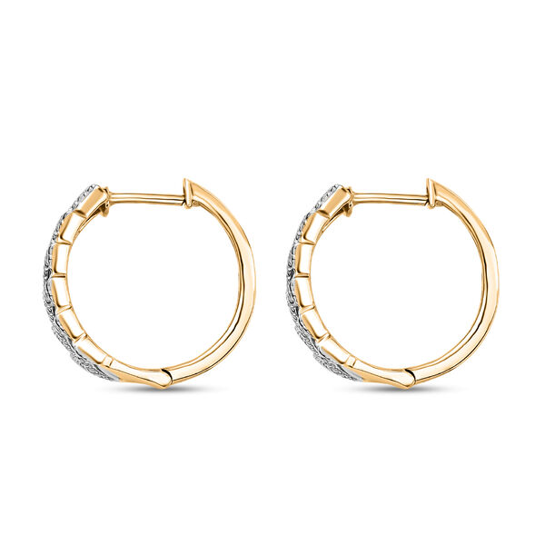 EverTrue Ohrringe mit Diamantakzenten in Goldton image number 4