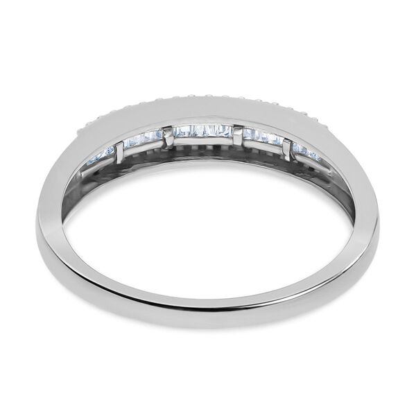 LUXURIANT SI-GH Labor Diamant Ring, 925 Silber rhodiniert - 0,25 ct. image number 4