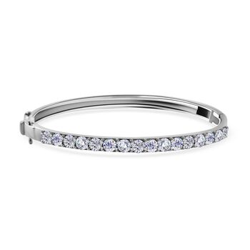 EF Moissanit Armreif, 18 cm - 3,71 ct.