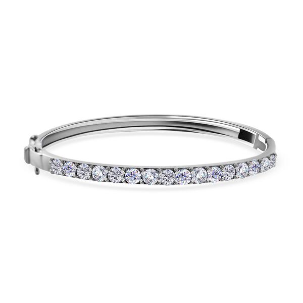 EF Moissanit Armreif, 18 cm - 3,71 ct.