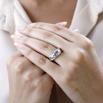 Tansanit Ring - 0,56 ct.