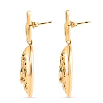 EVER TRUE AAA Kagem Sambischer Smaragd Ohrringe Reine Bronze ca. 0,27 ct.