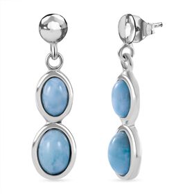 Larimar Ohrringe - 2,80 ct.