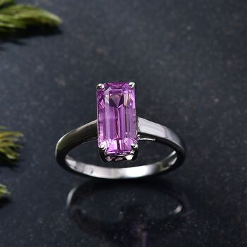 AAAA Kunzit Ring in 375 Gold - 4 ct.