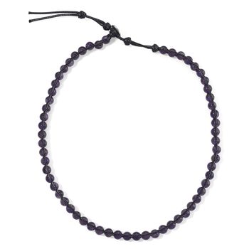 Flexible afrikanische Amethyst Halskette - 80 ct.
