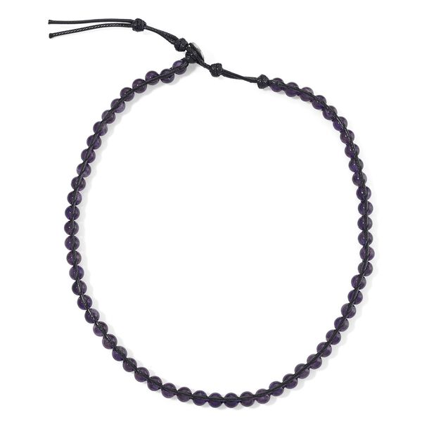 Flexible afrikanische Amethyst Halskette - 80 ct. image number 3