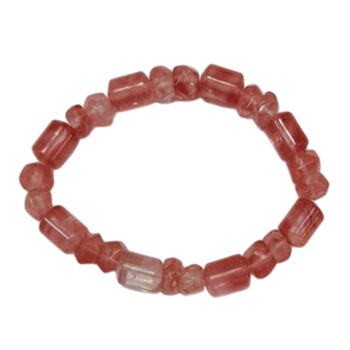 Flexibles Kirsche-Quarz Armband - 235 ct.