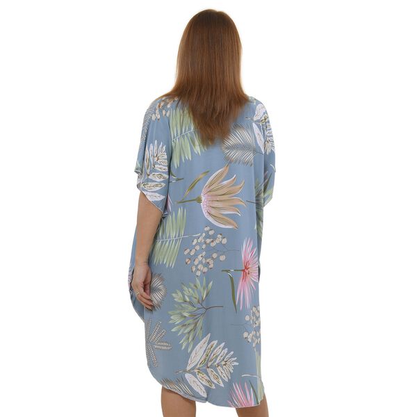 TAMSY - bedruckter Kaftan, One Size, Regenwald image number 2