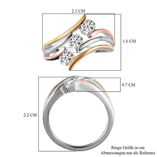 EF Moissanit Ring - 0,68 ct. image number 5