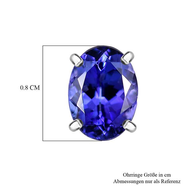 RHAPSODY AAAA Tansanit Ohrringe in 950 Platin - 2,54 ct. image number 6